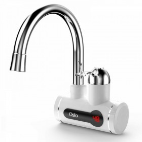 Osio Βρύση Οθόνη Ένδειξης Θερμοκρασίας Ταχυθερμαντήρας Μπάνιου Ηλεκτρικός Διφασικός 3.3kW