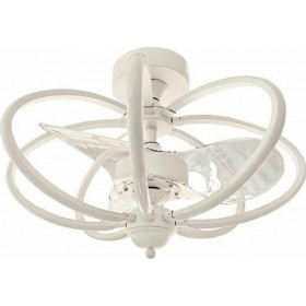 Eurolamp 300-25017 Ανεμιστήρας Οροφής με Φως και Τηλεχειριστήριο