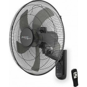 Primo 15833R Ανεμιστήρας Τοίχου 65W Διαμέτρου 45cm με Τηλεχειριστήριο Black Primo 15833R Ανεμιστήρας Τοίχου 65W Διαμέτρου 45cm με Τηλεχειριστήριο Black