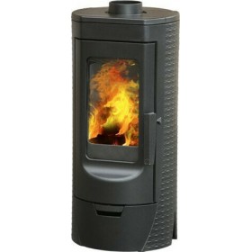 Plamen Tara Μαντεμένια Ξυλόσομπα 6kW Μαύρη