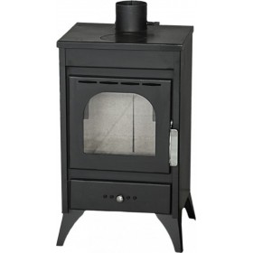 Agorastos ΣΑ-20 Χαλύβδινη Ξυλόσομπα 9kW Μαύρη