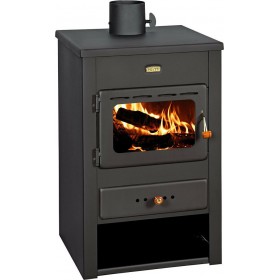 Prity K12 Μεταλλική Ξυλόσομπα 10kW Μαύρη