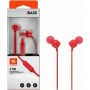 JBL T110 In-ear Handsfree με Βύσμα 3.5mm Κόκκινο