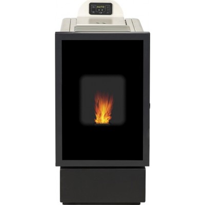 Gekas Metal Evita Standard Σόμπα Pellet Αερόθερμη 6.1kW Λευκή