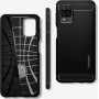 Spigen Rugged Armor Back Cover Σιλικόνης Μαύρο (Galaxy A12)