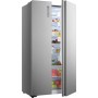 Hisense RS677N4BIE Ψυγείο Ντουλάπα 519lt NoFrost Υ178.6xΠ91xΒ64.3εκ. Inox