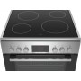 Bosch HKR390050 Κουζίνα 66lt με Κεραμικές Εστίες Π60εκ. Inox