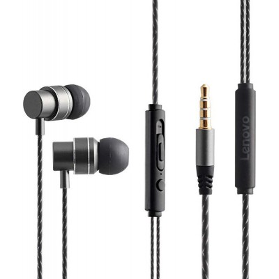 Lenovo HF118 In-ear Handsfree με Βύσμα 3.5mm Μαύρο