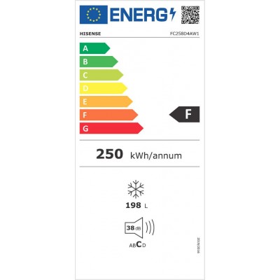 Hisense FC258D4AW1 Καταψύκτης Μπαούλο 198lt