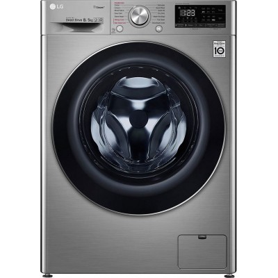 LG F4DV408S2T Πλυντήριο-Στεγνωτήριο Ρούχων 8kg/5kg Ατμού 1400 Στροφές με Wi-Fi