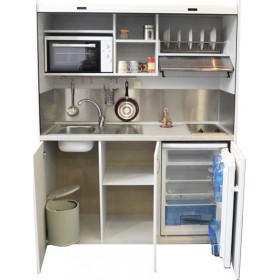 Silver ΚΣ160 Πολυκουζινάκι με Αριστερή Γούρνα 160x65x209cm Wenge Silver ΚΣ160 Πολυκουζινάκι με Αριστερή Γούρνα 160x65x209cm Wenge