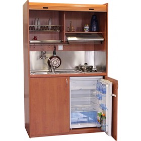 Silver ΚΣ125 Πολυκουζινάκι με Αριστερή Γούρνα 125x65x209cm Καρυδί Silver ΚΣ125 Πολυκουζινάκι με Αριστερή Γούρνα 125x65x209cm Καρυδί