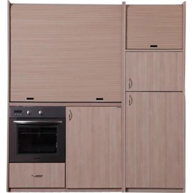 Silver ΚΣ190 Πολυκουζινάκι με Δεξιά Γούρνα 190x65x204cm Δρυς Μπεζ με Μεγάλο Ψυγείο & Φούρνο Silver ΚΣ190 Πολυκουζινάκι με Δεξιά Γούρνα 190x65x204cm Δρυς Μπεζ με Μεγάλο Ψυγείο & Φούρνο