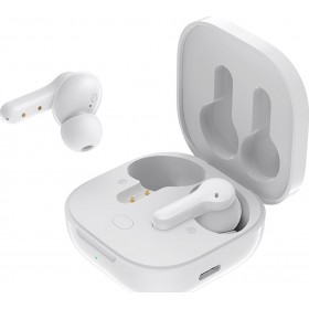 QCY T13 In-ear Bluetooth Handsfree Ακουστικά με Αντοχή στον Ιδρώτα και Θήκη Φόρτισης Λευκά QCY T13 In-ear Bluetooth Handsfree Ακουστικά με Αντοχή στον Ιδρώτα και Θήκη Φόρτισης Λευκά