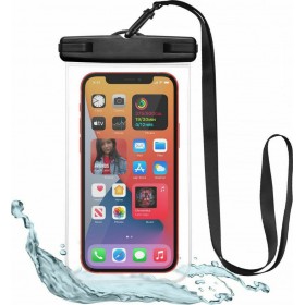 "Tech-Protect Waterproof έως 6.9"" Μαύρο Διάφανο" Tech-Protect Waterproof έως 6.9" Μαύρο Διάφανο