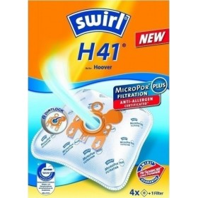 Swirl H41 Σακούλες Σκούπας 4τμχ Συμβατή με Σκούπα Hoover