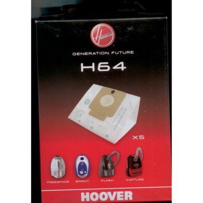 Hoover H64 Σακούλες Σκούπας 5τμχ Συμβατή με Σκούπα Hoover