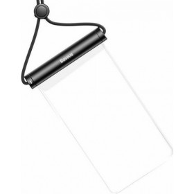 "Baseus Transparent Waterproof Bag έως 7.2"" Μαύρο" Baseus Transparent Waterproof Bag έως 7.2" Μαύρο