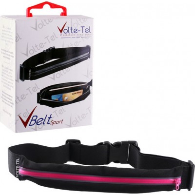 Volte-Tel Sport Runner Belt Luminus έως 6.3" (Μαύρο)