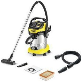 Karcher Karcher WD 6 P Premium + Drill Dust Catcher Σκούπα Υγρών / Στερεών 1300W με Κάδο 30lt