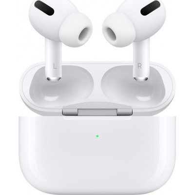 Apple AirPods Pro με MagSafe Charging Case In-ear Bluetooth Handsfree Ακουστικά με Αντοχή στον Ιδρώτα και Θήκη Φόρτισης Λευκά