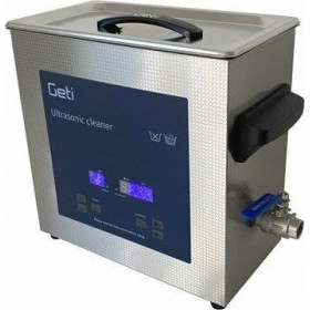 Geti GUC 06B Καθαριστής Υπερήχων 6lt Inox με Ψηφιακό Χρονοδιακόπτη