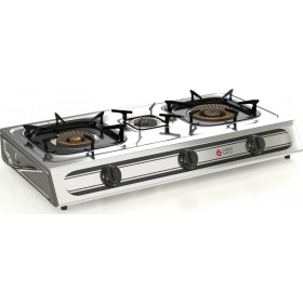 Thermogatz KS-3 Επιτραπέζια Εστία Υγραερίου Τριπλή Inox Thermogatz KS-3 Επιτραπέζια Εστία Υγραερίου Τριπλή Inox