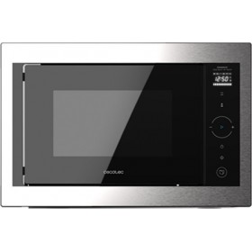 Cecotec Grandheat 2500 Touch Steel Black Εντοιχιζόμενος Φούρνος Μικροκυμάτων με Grill 25lt Inox