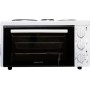 Davoline EC 450 Chef Ηλεκτρικό Φουρνάκι 28lt με 3 Εστίες White