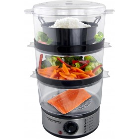 Esperanza EKG009 Ατμομάγειρας με 3 Επίπεδα Μαγειρέματος 7.5lt Esperanza EKG009 Ατμομάγειρας με 3 Επίπεδα Μαγειρέματος 7.5lt