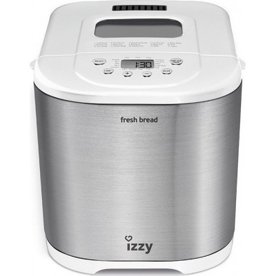 Izzy 004 Fresh Bread Αρτοπαρασκευαστής 650W Χωρητικότητας 1000gr με 15 Προγράμματα