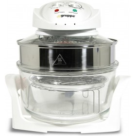 Gruppe KHC612 Φουρνάκι Ρομπότ 12lt με Λάμπα Αλογόνου Λευκό Gruppe KHC612 Φουρνάκι Ρομπότ 12lt με Λάμπα Αλογόνου Λευκό