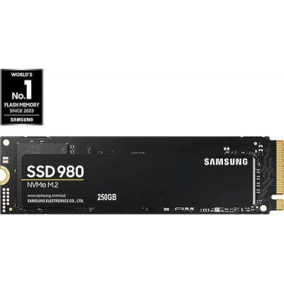 Samsung 980 SSD 250GB M.2 NVMe PCI Express 3.0Κωδικός: MZ-V8V250BW 