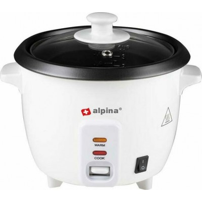 Alpina Rice Cooker 300W με Χωρητικότητα 0.6ltΚωδικός: 18115 