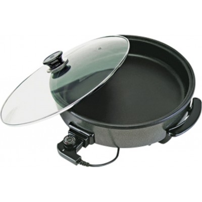 IQ KC-1119 Teppanyaki με Καπάκι 1500W με Ρυθμιζόμενο Θερμοστάτη