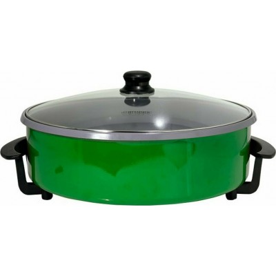 Gruppe DV-4042 Green Teppanyaki με Καπάκι 1500W με Ρυθμιζόμενο Θερμοστάτη