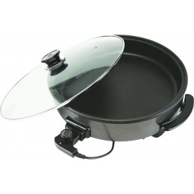 IQ KC-1122 Teppanyaki με Καπάκι 1500W με Ρυθμιζόμενο Θερμοστάτη