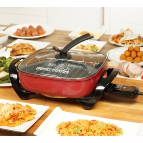 Starlyf Digital Cooker 6 σε 1 Teppanyaki με Καπάκι 1500W με Ρυθμιζόμενο Θερμοστάτη