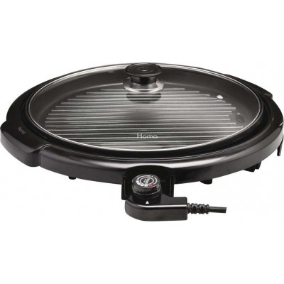 Homa HG-3638R Teppanyaki με Καπάκι 2000W με Ρυθμιζόμενο Θερμοστάτη