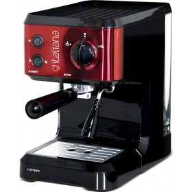 Gruppe CM 4677 Italiana Red Μηχανή Espresso 1050W Πίεσης 20bar Κόκκινη Gruppe CM 4677 Italiana Red Μηχανή Espresso 1050W Πίεσης 20bar Κόκκινη