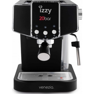 Izzy Venezia IZ-6001 Μηχανή Espresso 1100W Πίεσης 20bar Μαύρη