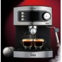 Izzy 6823 Barista Μηχανή Espresso 850W Πίεσης 20bar Ασημί