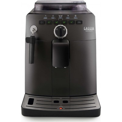 Gaggia Naviglio Αυτόματη Μηχανή Espresso 1850W Πίεσης 15bar με Μύλο Άλεσης Μαύρη