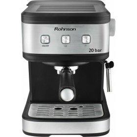 Rohnson R-987 Μηχανή Espresso 850W Πίεσης 20bar Ασημί