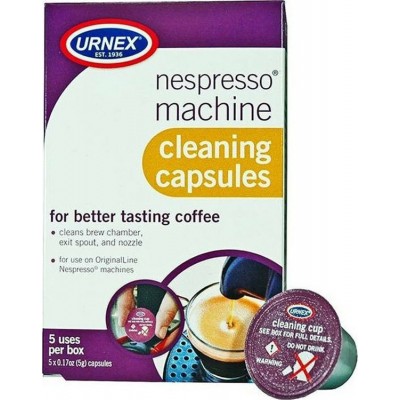 Urnex Cleaning Capsules Καθαριστικό Αφαλάτωσης Καφετιέρας 5τμχ