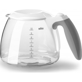 Braun KFK500 Κανάτα Καφετιέρας Φίλτρου 10cups White Braun KFK500 Κανάτα Καφετιέρας Φίλτρου 10cups White