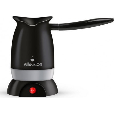 Life Ellinikos Ηλεκτρικό Μπρίκι 800W με Χωρητικότητα 400ml Μαύρο
