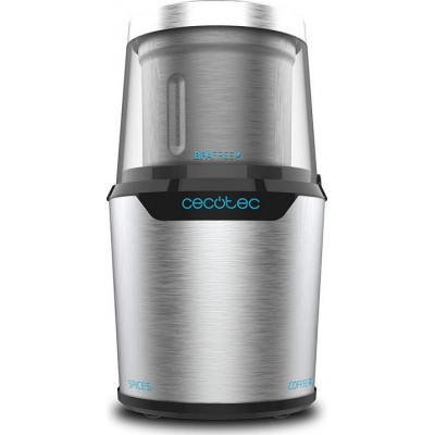 Cecotec TitanMill 300 DuoClean Ηλεκτρικός Μύλος Καφέ 300W με Χωρητικότητα 90gr Ασημί