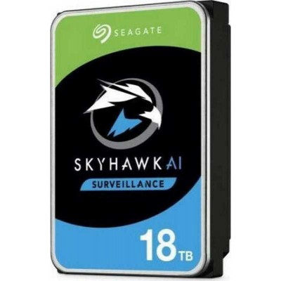 Seagate Skyhawk AI Surveillance 18TB HDD Σκληρός Δίσκος 3.5" SATA III 7200rpm με 256MB Cache για Server / NAS / ΚαταγραφικόΚωδικ