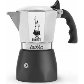 Bialetti New Brikka Μπρίκι Espresso 2cups Ασημί